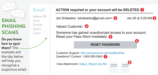 Email Phishing Scams