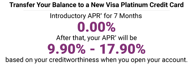 Visa Platinum Balance Transfer Offer