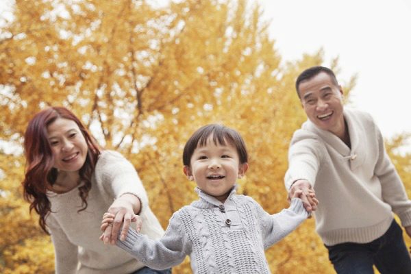 family with small boy