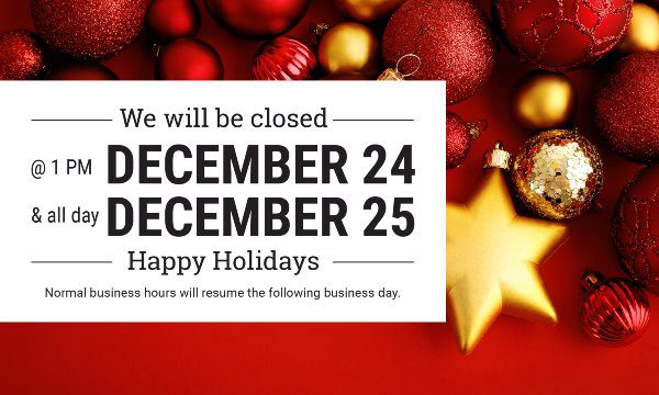 holiday schedule