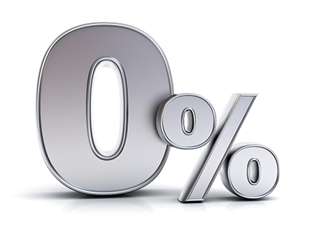 large 3D zero percent