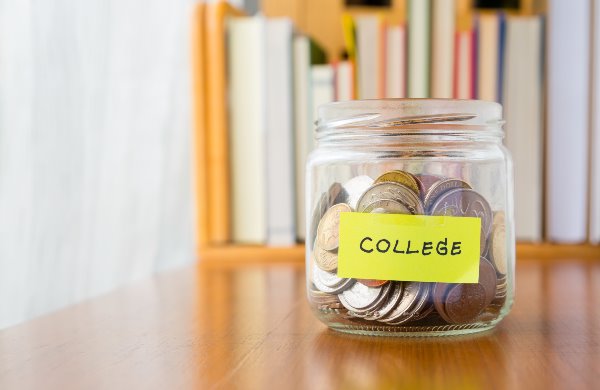 Change jar with coins