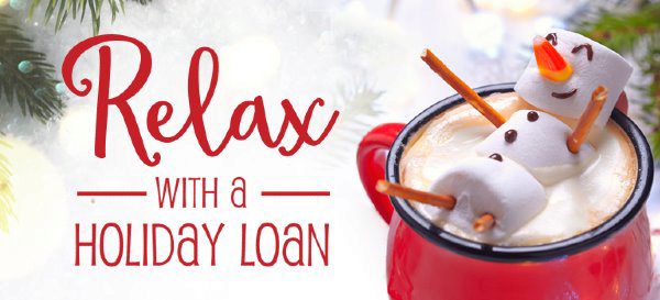 relax with a holiday loan logo