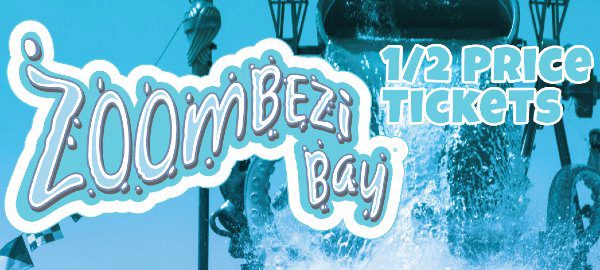 zoombezi bay half off logo